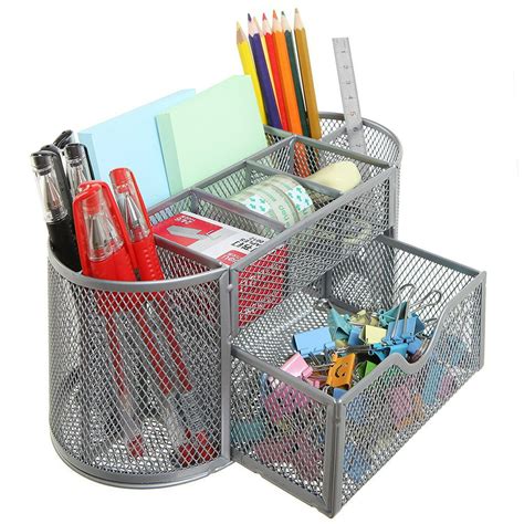 Pencils Organizers And Storage Metal Pencil Boxes for School 